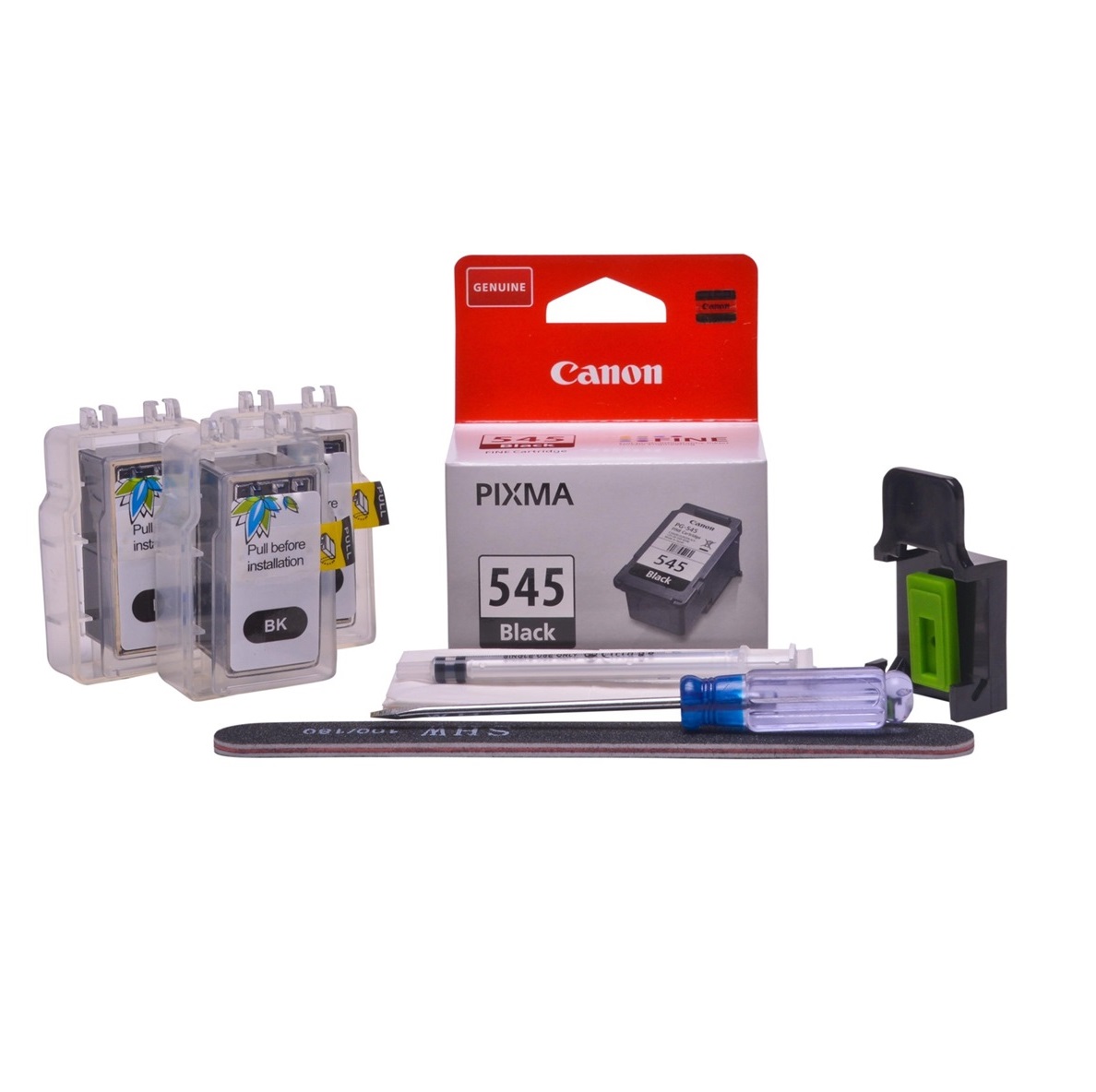 Cheap black refill pod pigment ink replaces Canon Pixma TR4650 - PG-545