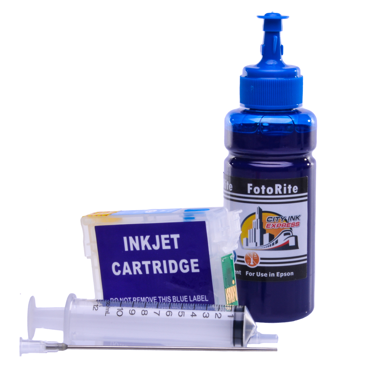Refillable pigment Cheap printer cartridges for Epson XP-4205 604XL - C13T10H24010 604 - C13T10G24010 Cyan