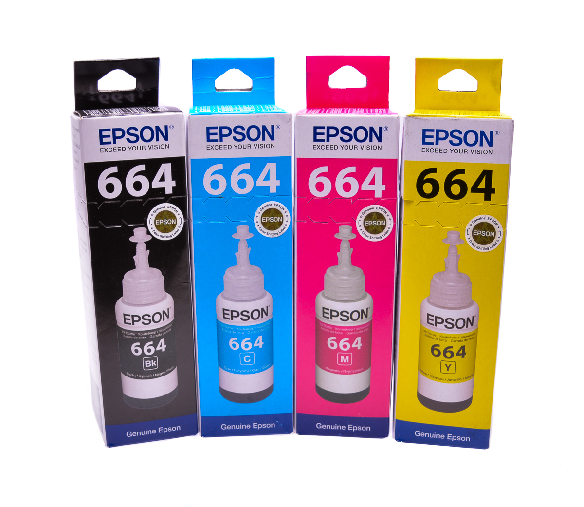 Genuine Original Epson Ecotank Multipack 664 Ink T6641 T6642 T6643 T6644 L355 Ebay 6024
