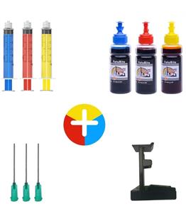 Colour XL ink refill kit for HP Deskjet 2723 HP 305 printer