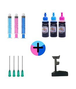 Colour ink refill kit for HP Photosmart 8753 HP 101 printer